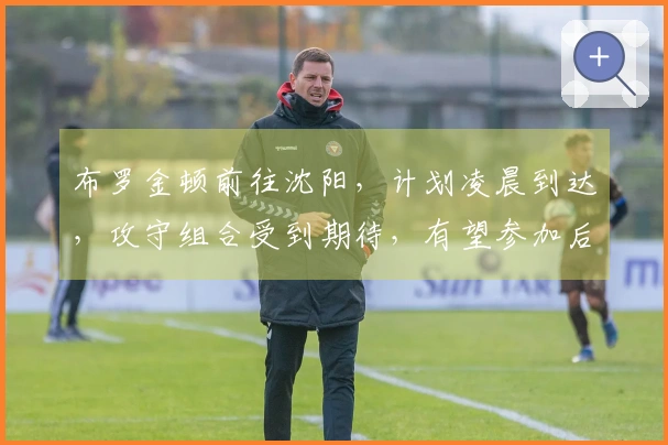 布罗金顿前往沈阳，计划凌晨到达，攻守组合受到期待，有望参加后续热身赛